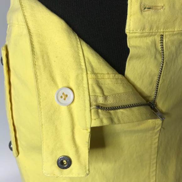 Versace Chartreuse Mini Skirt - Picture 7 of 8